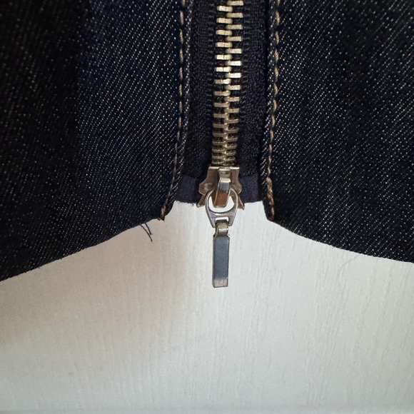 Denim Strapless Dress. Top 19” length 27”. it does stretch - Picture 8 of 10